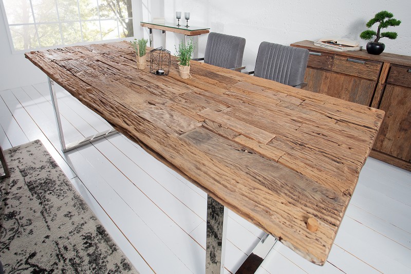 Jedálenský stôl Barracuda 180cm recyklát teakové drevo