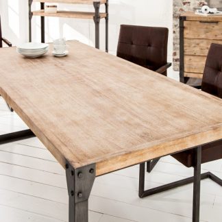 Jedálenský stôl Factory 160cm agát Teak šedý