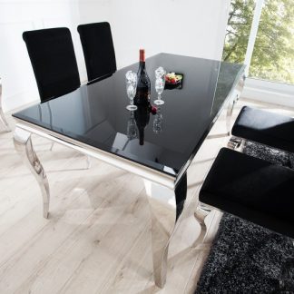 Jedálenský stôl Modern Barock 180cm čierna