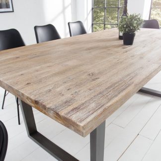 Jedálenský stôl Wotan 160cm agát Teak šedý
