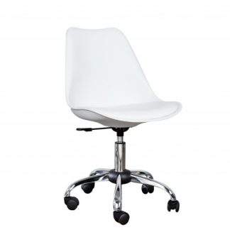 Kancelárska stolička Scandinavia biela