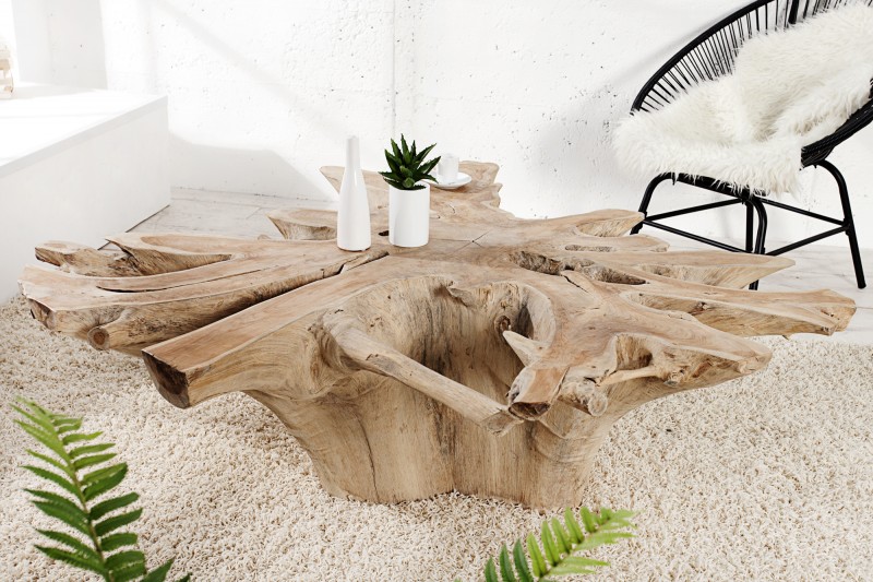 Konferenčný stolík Root teakové drevo Wurzel