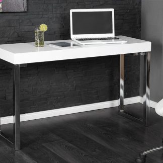 Laptoptisch White Desk 120x40cm biela
