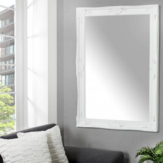 Nástenné zrkadlo Renaissance 105cm biela