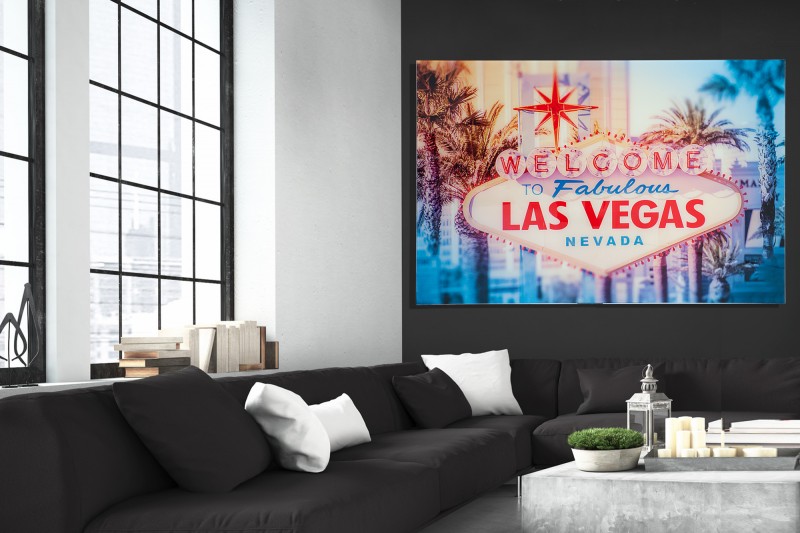 Obraz Las Vegas 120x80cm sklo