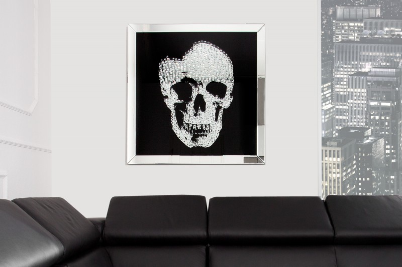 Obraz Mirror Skull 80x80cm