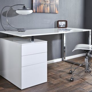 Písací stôl Compact biela