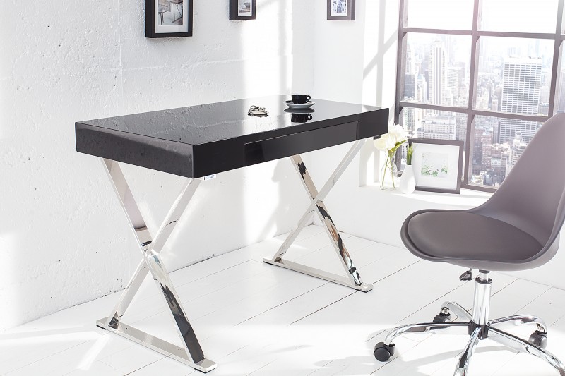 Písací stôl Grace 100cm čierna
