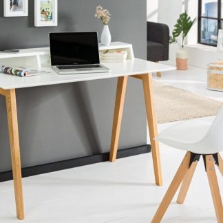 Písací stôl Scandinavia 120cm biela