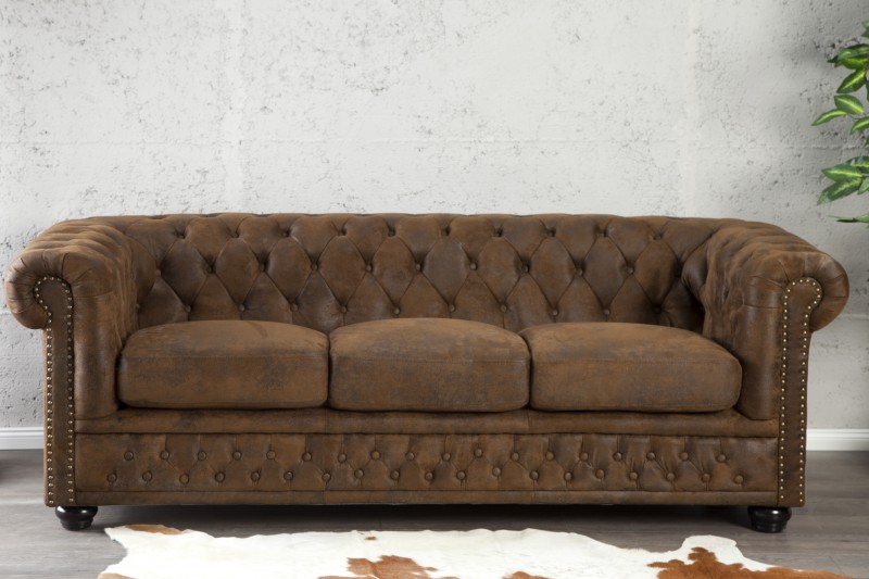 Sofa Chesterfield 3er im antik look