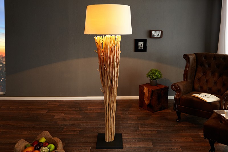 Stojanová lampa - naplavené drevo Euphoria 175cm
