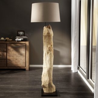 Stojanová lampa - naplavené drevo Rousilique béžová