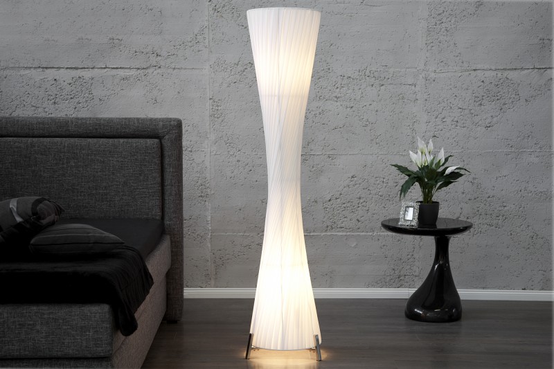 Stojanová lampa Helix XXL biela 200cm