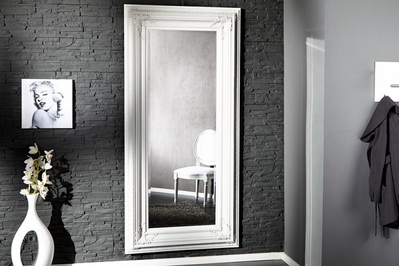 Stojanové zrkadlo Renaissance biela 180cm