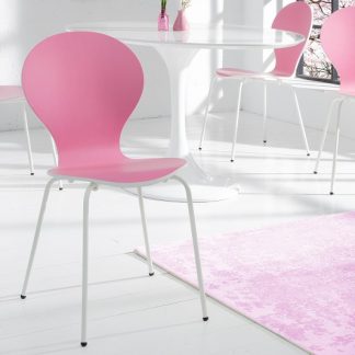 Stolička Form Bicolor rosa biela