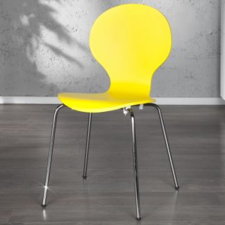 Stolička Form žltá