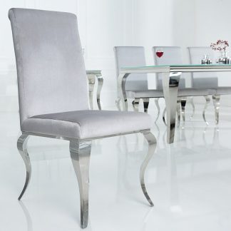 Stolička Modern Barock sivá