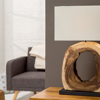Stolová lampa - naplavené drevo Cycle