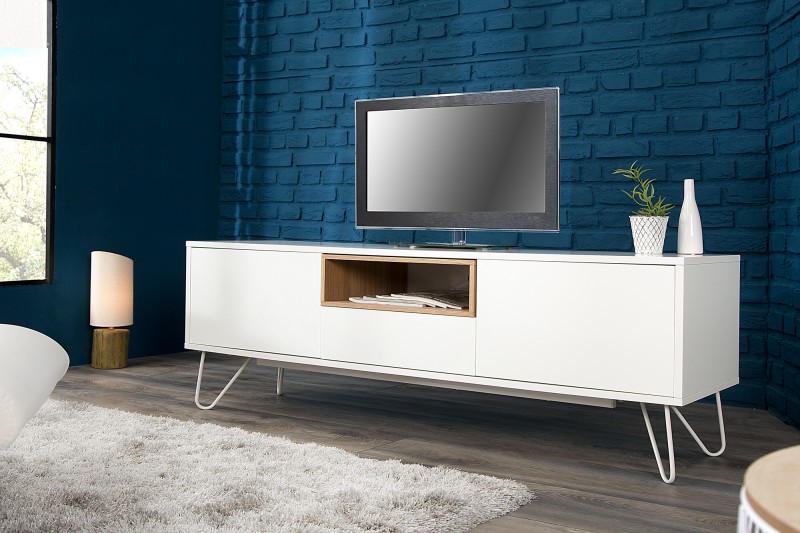 TV-stolík Baltic 150cm biela