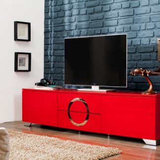 TV-stolík Zen 180cm červená