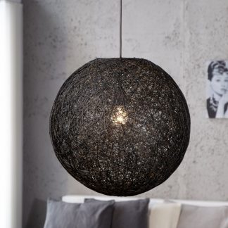 Závesná lampa Cocoon M čierna 35cm