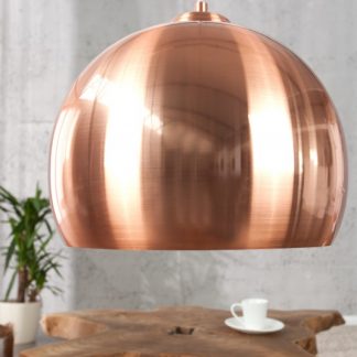 Závesná lampa Copper Ball meď 30cm