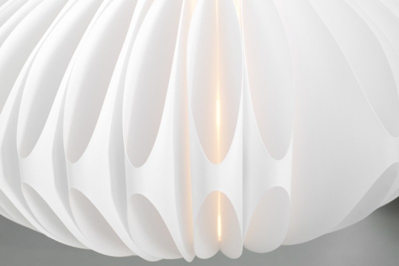 Závesná lampa Eden biela 50cm