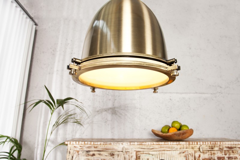 Závesná lampa Industrial bronzový 35cm