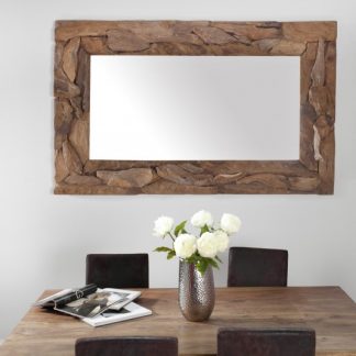 Zrkadlo Tribe 160cm - recyklované drevo